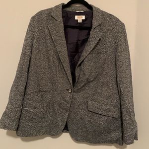 Talbots blazer with cute button